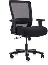 Executive Big Tall Office Chair Padded Cushion 400lbs Swivel Lumbar Support Desk