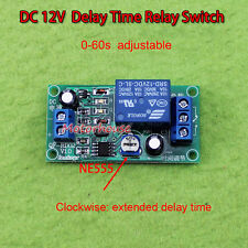 Dc 12v Adjustable Delay Time Turn Off Switch 10a Relay Timer Control Module