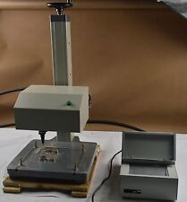 Used 7 Touch Screen Pneumatic Dot Peen Metal Print Marking Machine 110v