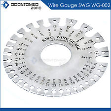 Round Wire Gauge Measuring Tool Thickness Diameter Gage Swg Sheet Metal Gauge
