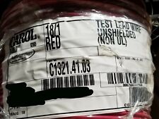 Carol C1321 18awg 65x36 Tinned Copper Epdm Rubber Test Lead Wire 5000v Red20ft