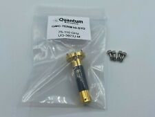 Wr 10 Millimeter Waveguide Termination Gold Plated By Quantum Microwave