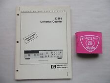 Hewlett Packard 5328b Universal Counter Operating Amp Service Manual 05328 90103