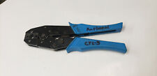 Amphenol Ctl 3 Ratcheting Hand Crimp Crimper Crimping Tool Withetchings B740
