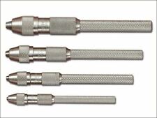New Starrett S162 Pin Vise Set With Knurled Handles 0 187 0 48mm Range