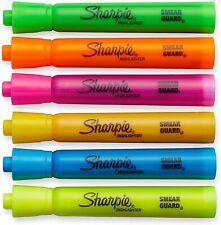 Sharpie Accent Tank Style Highlighter Chisel Tip Marker Assorted Colors 6 Pack