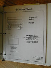 Terex Ts30rt Parts Manual Book Catalog Scissor Lift Rough Terrrain 12261 254