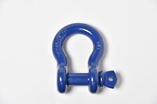 78 Blue D Ring Bow Shackle Screw W 1 Pin Clevis Rigging Hummer Towing 65 Ton