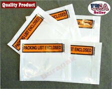 1000 Pcs 45x55 Clear With Packing List Enclosed Printing Pouch Envelope Bag