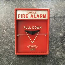 Faraday 10123 1 Fire Alarm Pull Station Vintage