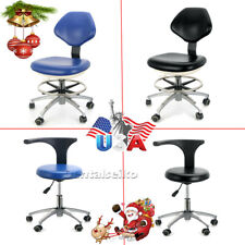Pu Leather Medical Dental Stool Doctor Assistant Stool Mobile Chair Adjustable