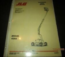 Jlg Boom Lift Manlift Model 40ha Parts Manual Book Catalog Original 1990 1995