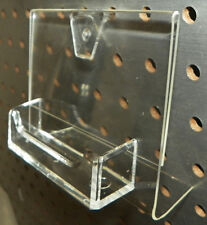 Pegboard Business Card Holder Display Rack Clear Plastic Acrylic