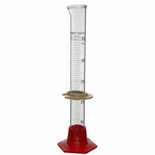 70075 50 Pyrex Vista 50ml Graduated Cylinder With Single Metric Scale 12case