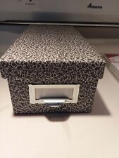 Globe Weis Index Card File Box Black Agate For 1000 3x5 Cards Smead Index Packs