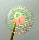 Hologram Warranty Transparent Tamper Proof Label Security Stickers 20 Mm Dia