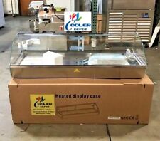 New 44 Dry Warmer 6 Pan Curved Display Case Bakery Deli Hot Food Showcase