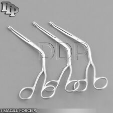3 Magill Forceps Anesthesia Surgical Instruments