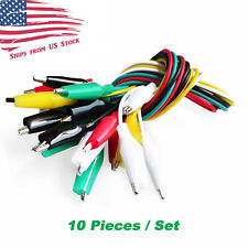 Test Lead Set With Alligator Clips 10 Pieces And 5 Colors 205 Inches 52cm Us