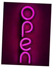 Open Signs For Businessled Neon Open Sign16x6 Inch Lighted Vertical Rose Red