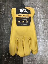 Wells Lamont Premium Cowhide Leather Work Gloves Large New Free Shipping