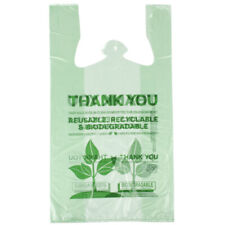Recyclable Compostable Reusable Plastic Grocery Shopping Bag Plastic Tshirt Bag