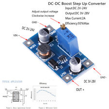 2a Dc Dc Boost Step Up Volt Converter Power Supply 2v 24v To 3v 5v 6v 9v 12v Bt