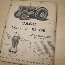 Case L Series Tractor Parts Manual Book Catalog List Spare Farm Vintage A254