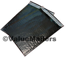 100 0 Black Poly Bubble Mailers Envelopes Bags 6x10 Extra Wide Cd Dvd 6x9