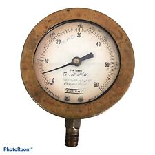 Crosby 4 12 Inch Pressure Gauge 0 60 Psi Bottom Connection Usa
