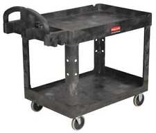 Rubbermaid Fg452088bla Structural Foam Utility Cart With Deep Lipped Plastic