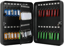 Key Cabinets Storage Safe Security Lock 60 Keys Holder Box Wall Mount Organizer