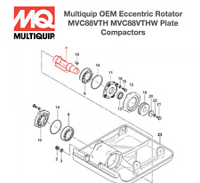 416218390 Eccentric Rotator For Multiquip Mikasa Mvc88vth Plate Tampers