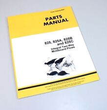 Parts Manual John Deere 825 825a 825b 825c 2 Way Integral Moldboard Plow Catalog