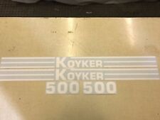 Koyker 500 Loader Decals