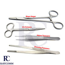 Surgical Needle Holder Forceps Suturing Scissors Veterinary Tweezere Instruments