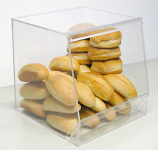 Bulk Bread Storage Display Case Containers Deli Bakery Sandwich Pastry Donut