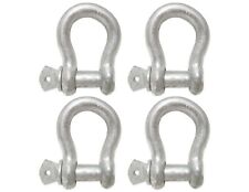 Pack Of 4 12 Screw Pin Rigging Shackle Wll 3000 Lbs Commercial Grade Clevis