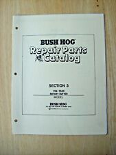 Original Bush Hog 204 204h Rotary Cutter Mower Repair Parts Catalog Manual