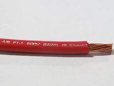 Mtw 8 Gauge Awg Red 19 Strands Copper Ground Wire 10 Ft Made In Usa