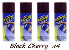 Performix Plasti Dip Black Cherry 4 Pack Coating Spray 11oz Aerosol Cans