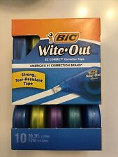 Wite Out Ez Correct Tape Correction Tape 10 Pack White Out Bic Whiteout