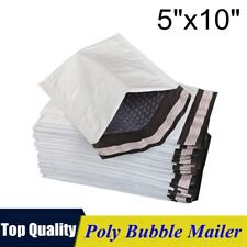 5x10 5x9 Poly Bubble Mailer Padded Envelope Shipping Bag 2550100250 Pcs