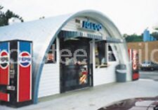 Durospan Steel 35x40x17 Metal Building Diy Retail Store Front Open Ends Direct