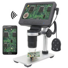 Wifi Portable Zoom Digital Microscope Rechargeable Pcb Inspection Watch Repair