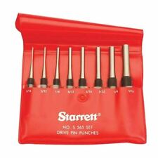 Starrett S565pc 116 516 8 Pc 4 Long Drive Pin Punch Set
