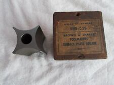 Browne Amp Sharpe Toolmakers 559 Surface Plate Square Machinist In Box