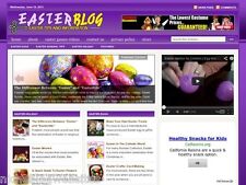 Easter Sunday Decor Candy Niche Wordpress Blog Website For Sale