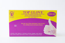 Disposable Latex Medical Dental Exam Gloves Powder Free Various Sizes 1000case