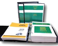 Service Manual Set For John Deere 4430 Tractor Repair Parts Catalog Shop Book